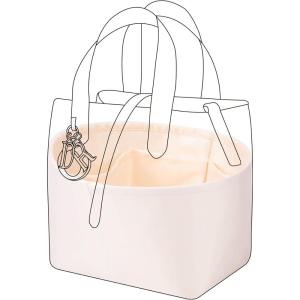 imageDGAZ Silk Purse Organizer Insert Fits Dior Toujours Vertical Tote BagsSilky Smooth Bag OrganizerLuxury Handbag ampamp Tote ShaperBiscuitSmallCraie