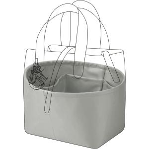 imageDGAZ Silk Purse Organizer Insert Fits Dior Toujours Vertical Tote BagsSilky Smooth Bag OrganizerLuxury Handbag ampamp Tote ShaperBiscuitSmallPeral Grey