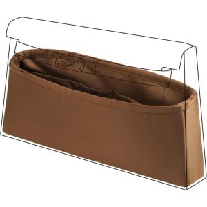 imageDGAZ Silk Purse Organizer Insert Fits Hermes Kelly Elan BagsSilky Smooth Bag OrganizerLuxury Handbag ampamp Tote ShaperBlackGold