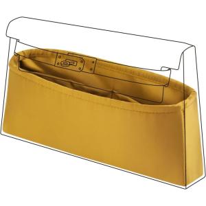 imageDGAZ Silk Purse Organizer Insert Fits Hermes Kelly Elan BagsSilky Smooth Bag OrganizerLuxury Handbag ampamp Tote ShaperBlackJaune amber