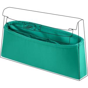 imageDGAZ Silk Purse Organizer Insert Fits Hermes Kelly Elan BagsSilky Smooth Bag OrganizerLuxury Handbag ampamp Tote ShaperBlackMenthe