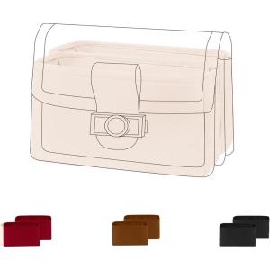 imageDGAZ Silk Purse Organizer Insert Fits LV Dauphine bagsSilky Smooth Bag OrganizerLuxury Handbag ampamp Tote ShaperBlackDauphine WOCCraie