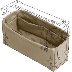 imageDGAZ Silk Purse Organizer Insert Fits LV Side Trunk bagsSilky Smooth Bag OrganizerLuxury Handbag ampamp Tote ShaperBlackSide Trunk SEtoupe grey