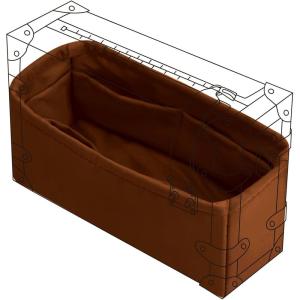 imageDGAZ Silk Purse Organizer Insert Fits LV Side Trunk bagsSilky Smooth Bag OrganizerLuxury Handbag ampamp Tote ShaperBlackSide Trunk SGold