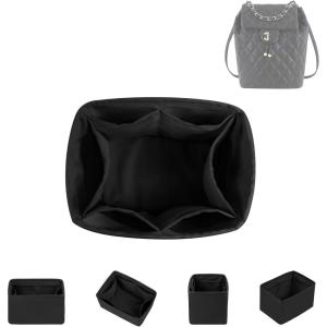 imageDGAZ Silk Purse Organizer Insert For Chanel 23s24s Salzburg Backpack BagsSilky Smooth Bag OrganizerLuxury Handbag ampamp Tote ShaperFuchsia23s24s salzburg Backpack LBlack
