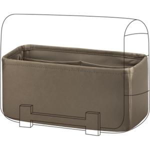 imageDGAZ Silk Purse Organizer Insert For Hermes Geta bagsSilky Smooth Bag OrganizerLuxury Handbag ampamp Tote ShaperBlackEtoupe Grey