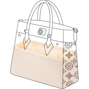 imageDGAZ Silk Purse Organizer Insert For On My Side bagsSilky Smooth Bag OrganizerLuxury Handbag ampamp Tote ShaperBlackSCraie