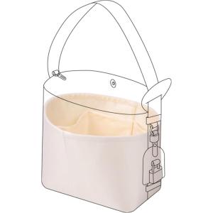 imageDGAZ Silky Purse Organizer Insert Fits LV All In BBLarge Bags Luxury Handbag ampamp Tote Organizers Simplicity bag organizerBlackLargeCraie