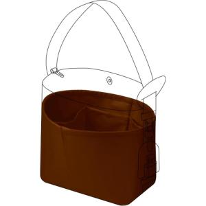 imageDGAZ Silky Purse Organizer Insert Fits LV All In BBLarge Bags Luxury Handbag ampamp Tote Organizers Simplicity bag organizerBlackLargeGold