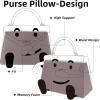 imageDGAZ Custom Purse Pillow Shaper insert For Hermes Kelly Doll bagsSilky Pillow Shaper for Luxury HandbagsCustomcustomKonjac Purple