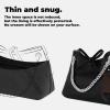 imageDGAZ Lightweight Purse Organizer Insert for CarryAll Bagssilk and DupontPaper handbag inner for Luxury BagBBBlackBlack