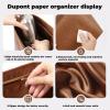 imageDGAZ Lightweight Purse Organizer Insert for CarryAll Bagssilk and DupontPaper handbag inner for Luxury BagBBBlackGold