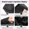 imageDGAZ Lightweight Purse Organizer Insert for HermesBride A Brac Bagssilk and DupontPaper handbag inner for Luxury BagSmallBlackBlack