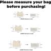 imageDGAZ Lightweight Purse Organizer Insert for LOEWEFlamenco Bagssilk and DupontPaper handbag inner for Luxury BagsSmallBlackCraie