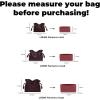 imageDGAZ Lightweight Purse Organizer Insert for LOEWEFlamenco Bagssilk and DupontPaper handbag inner for Luxury BagsSmallBlackWine