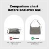 imageDGAZ Lightweight Purse Organizer Insert for LongchampHobo Bagssilk and DupontPaper handbag inner for Luxury BagsBlackGris Mouette