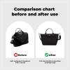 imageDGAZ Lightweight Purse Organizer Insert for LongchampLe Pliage Energy Series Bagsilk and DupontPaper handbag inner for Luxury BagBlackLe Pliage Energy XSVert Fizz