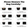 imageDGAZ Lightweight Purse Organizer Insert for LongchampLe Pliage Original Series Bagsilk and DupontPaper handbag inner for Luxury BagBlackLE PLIAGE SHandle height about 9 cmBlack