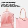 imageDGAZ Lightweight Purse Organizer Insert for LongchampLe Pliage Original Series Bagsilk and DupontPaper handbag inner for Luxury BagBlackLE PLIAGE SHandle height about 9 cmPink