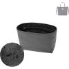 imageDGAZ Lightweight Purse Organizer Insert for MCMToni Visetos Bagssilk and DupontPaper handbag inner for Luxury BagNew MiniBlackBlack