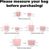 imageDGAZ Lightweight Purse Organizer Insert for MCMToni Visetos Bagssilk and DupontPaper handbag inner for Luxury BagNew MiniBlackPink