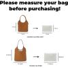 imageDGAZ Lightweight Purse Organizer Insert for Miumiuivy hobo Bagssilk and DupontPaper handbag inner for Luxury BagsHobo miniBlackCraie