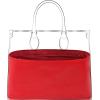 imageDGAZ Lightweight Purse Organizer Insert for Onthego Bagssilk and DupontPaper handbag inner for Luxury BagEast westBlackRed
