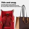 imageDGAZ Lightweight Purse Organizer Insert for Onthego Bagssilk and DupontPaper handbag inner for Luxury BagEast westBlackRed