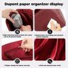 imageDGAZ Lightweight Purse Organizer Insert for Onthego Bagssilk and DupontPaper handbag inner for Luxury BagEast westBlackWine
