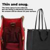 imageDGAZ Lightweight Purse Organizer Insert for Onthego Bagssilk and DupontPaper handbag inner for Luxury BagEast westBlackWine