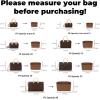 imageDGAZ Lightweight Purse Organizer Insert for Speedy Bagsilk and DupontPaper handbag inner for Luxury BagsNano 16BlackGold
