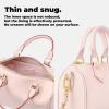 imageDGAZ Lightweight Purse Organizer Insert for Speedy Bagsilk and DupontPaper handbag inner for Luxury BagsNano 16BlackPink