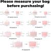 imageDGAZ Lightweight Purse Organizer Insert for Speedy Bagsilk and DupontPaper handbag inner for Luxury BagsNano 16BlackPink