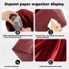 imageDGAZ Lightweight Purse Organizer Insert for Speedy Bagsilk and DupontPaper handbag inner for Luxury BagsNano 16BlackWine