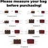 imageDGAZ Lightweight Purse Organizer Insert for Speedy Bagsilk and DupontPaper handbag inner for Luxury BagsNano 16BlackWine