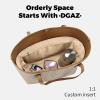 imageDGAZ LightweightPurse Organizer Insert for Coach Laurel Bagsilk and DupontPaper handbag inner for Luxury BagsSmallBlackChai