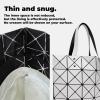 imageDGAZ LightweightPurse Organizer Insert for ISSEYMIYAKE Lucent Tote Bagssilk and DupontPaper handbag inner for Luxury BagsLucent Tote 6 GridsBlackCraie