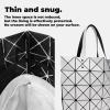imageDGAZ LightweightPurse Organizer Insert for ISSEYMIYAKE Lucent Tote Bagssilk and DupontPaper handbag inner for Luxury BagsLucent Tote 6 GridsBlackWhite