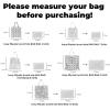 imageDGAZ LightweightPurse Organizer Insert for ISSEYMIYAKE Lucent Tote Bagssilk and DupontPaper handbag inner for Luxury BagsLucent Tote 6 GridsBlackWhite