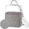 imageDGAZ LightweightPurse Organizer Insert for Longchamp Le Pliage Backpack Bagsilk and DupontPaper handbag inner for Luxury BagsLe Pliage Original M BackpackBlackGris Mouette