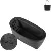 imageDGAZ LightweightPurse Organizer Insert for MCMLiz Visetos Tote Bagsilk and DupontPaper handbag inner for Luxury BagsSmallBlackBlack