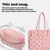 imageDGAZ LightweightPurse Organizer Insert for MCMLiz Visetos Tote Bagsilk and DupontPaper handbag inner for Luxury BagsSmallBlackPink
