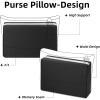 imageDGAZ Purse Pillow Insert for Chanel Gabrielle bags Memory Foam Silky Pillow Shaper for Luxury HandbagsBlackMedium SmallBlack