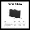 imageDGAZ Purse Pillow Insert for Chanel Gabrielle bags Memory Foam Silky Pillow Shaper for Luxury HandbagsBlackMedium SmallBlack