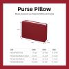 imageDGAZ Purse Pillow Insert for Chanel Gabrielle bags Memory Foam Silky Pillow Shaper for Luxury HandbagsBlackMedium SmallRouge Grenat