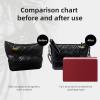 imageDGAZ Purse Pillow Insert for Chanel Gabrielle bags Memory Foam Silky Pillow Shaper for Luxury HandbagsBlackMedium SmallRouge Grenat