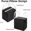 imageDGAZ Purse Pillow Insert for Hermes Cargo Picotin 18 bags Memory Foam Silky Pillow Shaper for Luxury HandbagsEtoupe GreyCustom