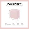 imageDGAZ Purse Pillow Insert for Hermes Cargo Picotin 18 bags Memory Foam Silky Pillow Shaper for Luxury HandbagsEtoupe GreyPink
