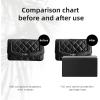 imageDGAZ Purse Pillow Shaper Insert for Chanel Diana Bag Silky Pillow Shaper for Luxury HandbagsFuchsiaSmallBlack