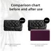 imageDGAZ Purse Pillow Shaper Insert for Chanel Diana Bag Silky Pillow Shaper for Luxury HandbagsFuchsiaSmallFuchsia